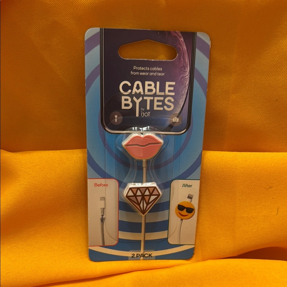 Cable Bytes by Pink and Brown Cable Protectors